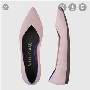 Rothy’s Pointed Toe Flat - Blush Pink
